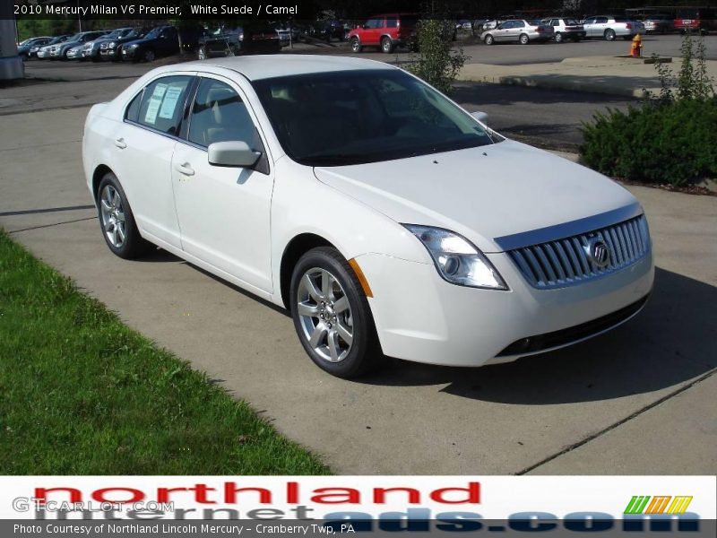 White Suede / Camel 2010 Mercury Milan V6 Premier
