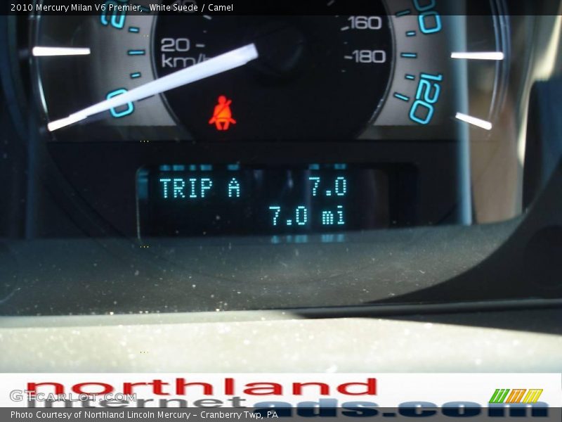 White Suede / Camel 2010 Mercury Milan V6 Premier