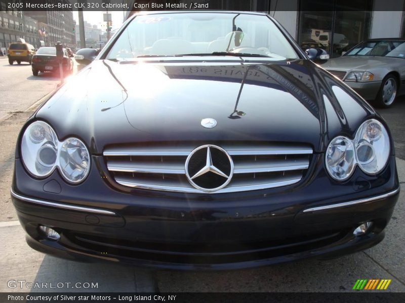 Capri Blue Metallic / Sand 2005 Mercedes-Benz CLK 320 Cabriolet
