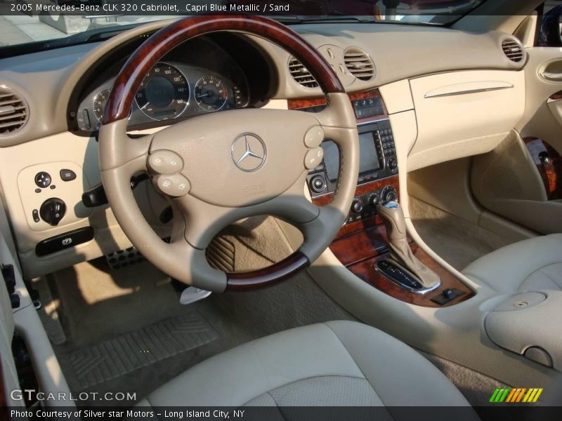 Capri Blue Metallic / Sand 2005 Mercedes-Benz CLK 320 Cabriolet