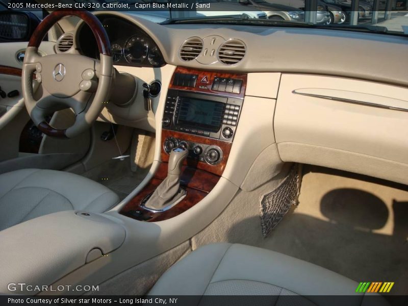 Capri Blue Metallic / Sand 2005 Mercedes-Benz CLK 320 Cabriolet