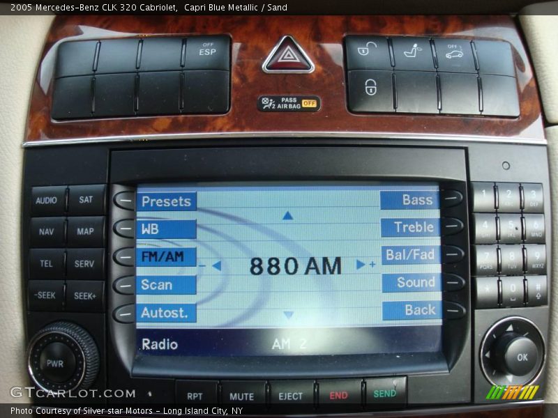 Capri Blue Metallic / Sand 2005 Mercedes-Benz CLK 320 Cabriolet