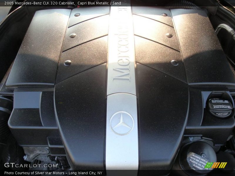 Capri Blue Metallic / Sand 2005 Mercedes-Benz CLK 320 Cabriolet