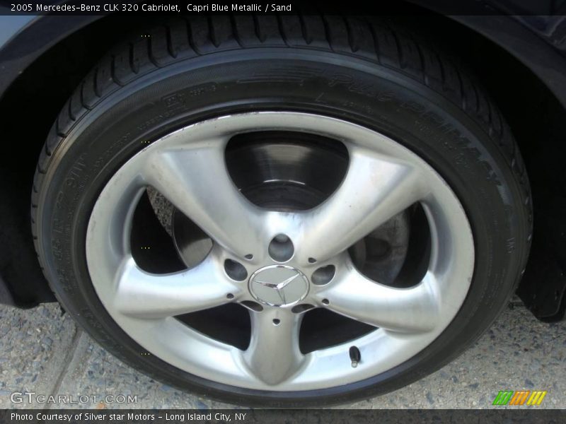 Capri Blue Metallic / Sand 2005 Mercedes-Benz CLK 320 Cabriolet