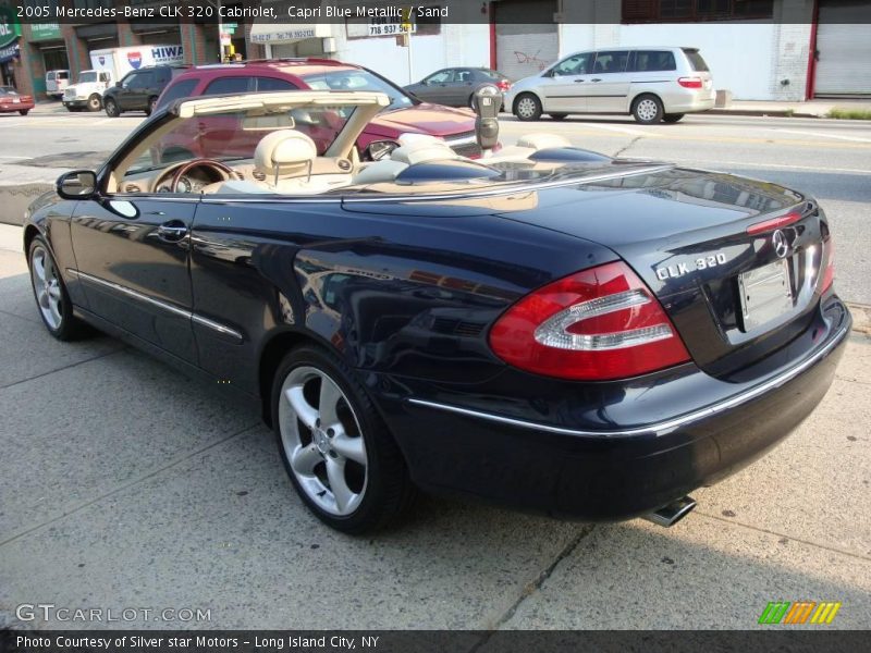 Capri Blue Metallic / Sand 2005 Mercedes-Benz CLK 320 Cabriolet