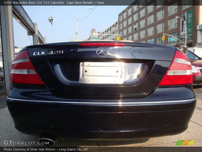 Capri Blue Metallic / Sand 2005 Mercedes-Benz CLK 320 Cabriolet