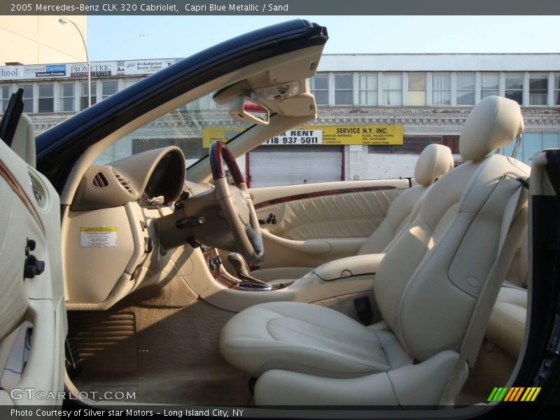 Capri Blue Metallic / Sand 2005 Mercedes-Benz CLK 320 Cabriolet