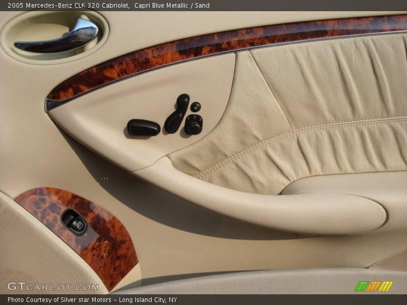 Capri Blue Metallic / Sand 2005 Mercedes-Benz CLK 320 Cabriolet