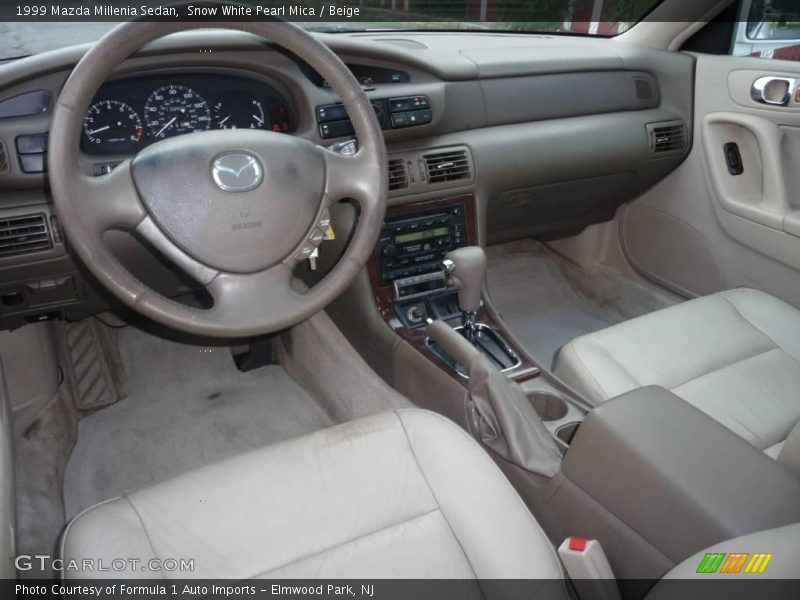 Snow White Pearl Mica / Beige 1999 Mazda Millenia Sedan