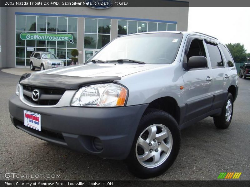 Satin Silver Metallic / Dark Flint Gray 2003 Mazda Tribute DX 4WD