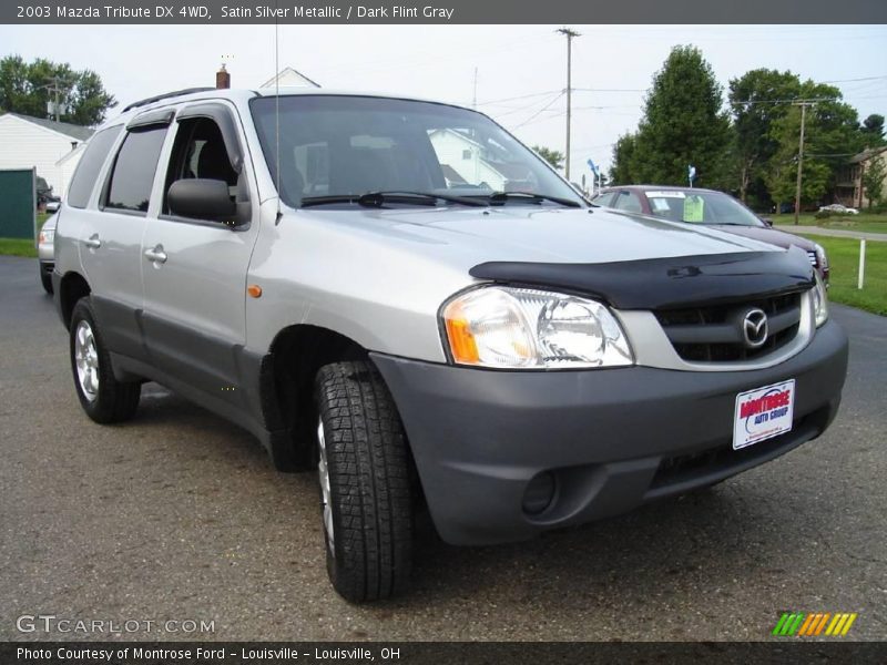 Satin Silver Metallic / Dark Flint Gray 2003 Mazda Tribute DX 4WD