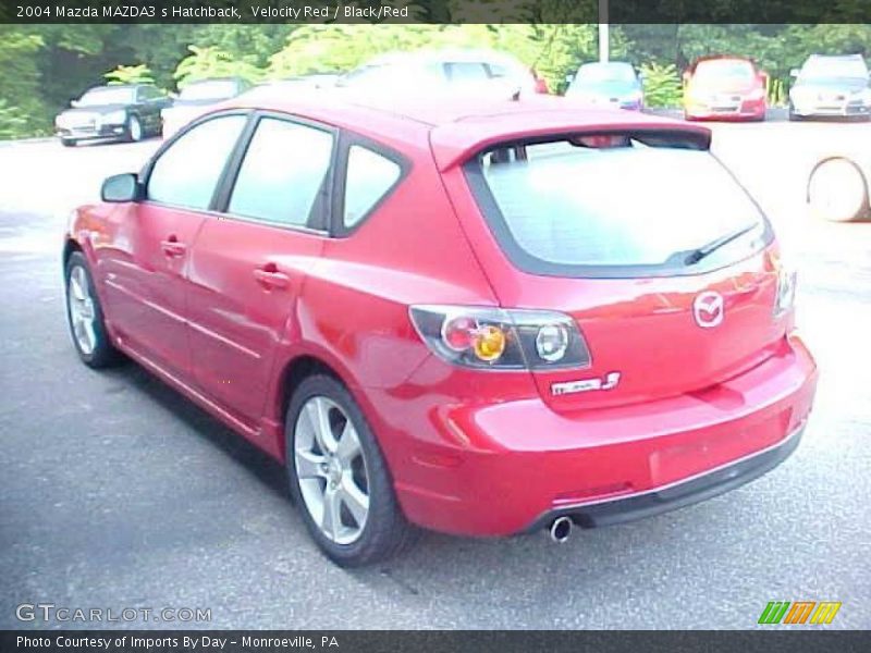 Velocity Red / Black/Red 2004 Mazda MAZDA3 s Hatchback