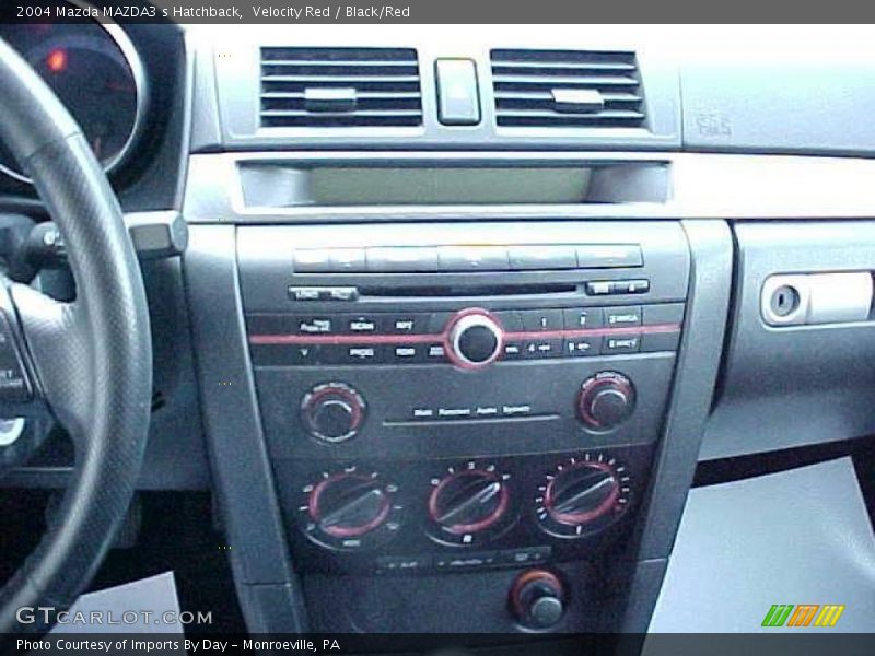 Velocity Red / Black/Red 2004 Mazda MAZDA3 s Hatchback
