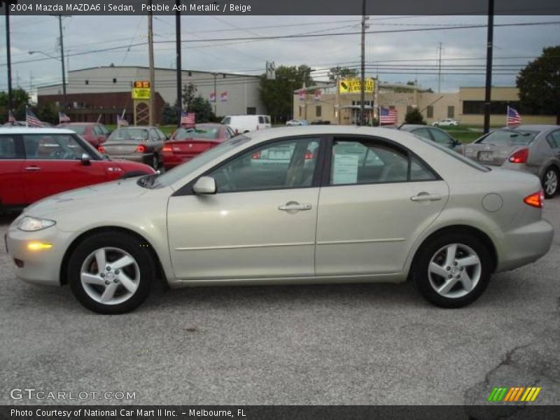 Pebble Ash Metallic / Beige 2004 Mazda MAZDA6 i Sedan