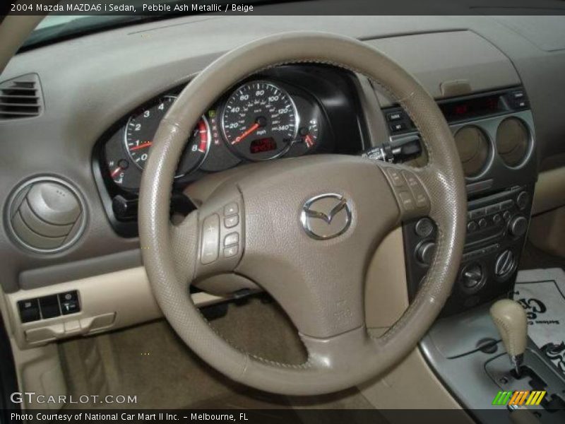 Pebble Ash Metallic / Beige 2004 Mazda MAZDA6 i Sedan