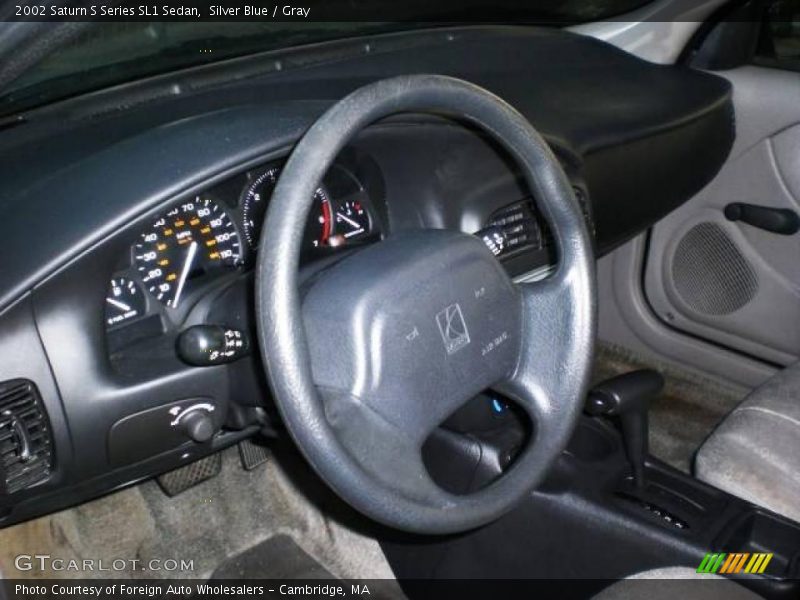 Silver Blue / Gray 2002 Saturn S Series SL1 Sedan