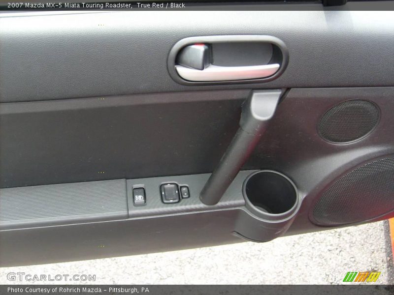 True Red / Black 2007 Mazda MX-5 Miata Touring Roadster