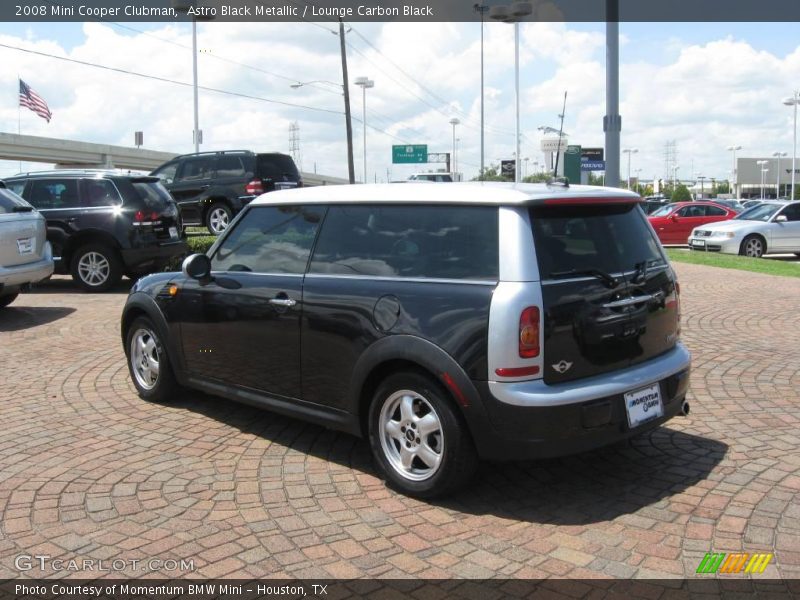 Astro Black Metallic / Lounge Carbon Black 2008 Mini Cooper Clubman