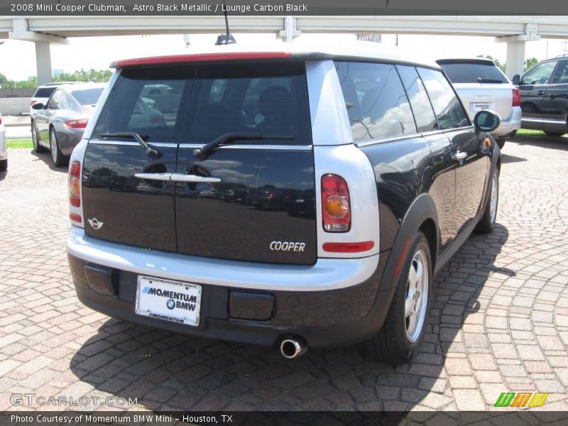 Astro Black Metallic / Lounge Carbon Black 2008 Mini Cooper Clubman