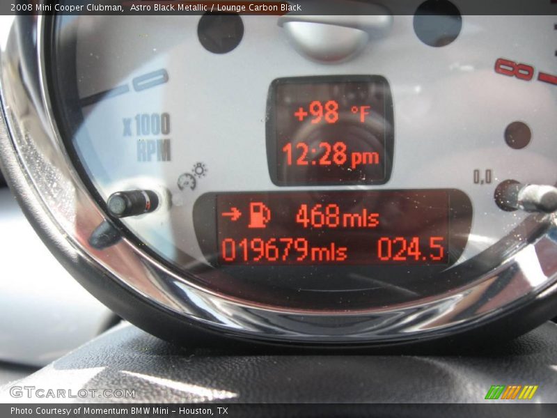 Astro Black Metallic / Lounge Carbon Black 2008 Mini Cooper Clubman
