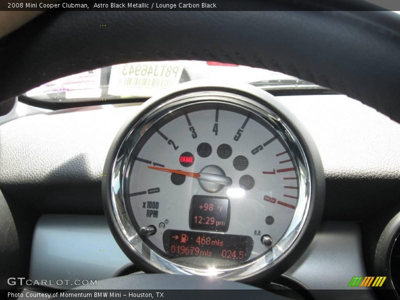 Astro Black Metallic / Lounge Carbon Black 2008 Mini Cooper Clubman