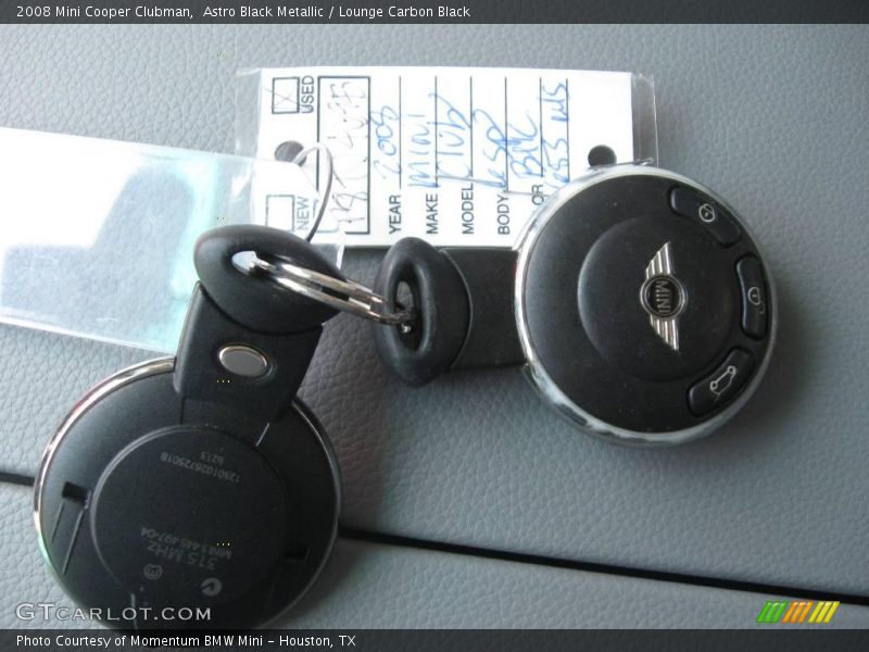 Astro Black Metallic / Lounge Carbon Black 2008 Mini Cooper Clubman