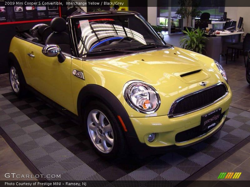 Interchange Yellow / Black/Grey 2009 Mini Cooper S Convertible