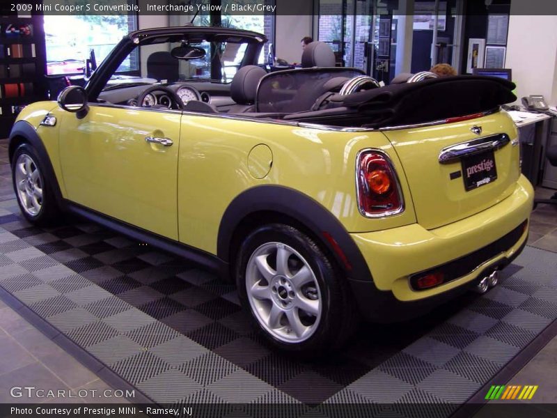 Interchange Yellow / Black/Grey 2009 Mini Cooper S Convertible