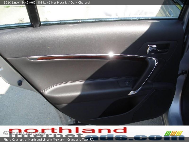 Brilliant Silver Metallic / Dark Charcoal 2010 Lincoln MKZ AWD