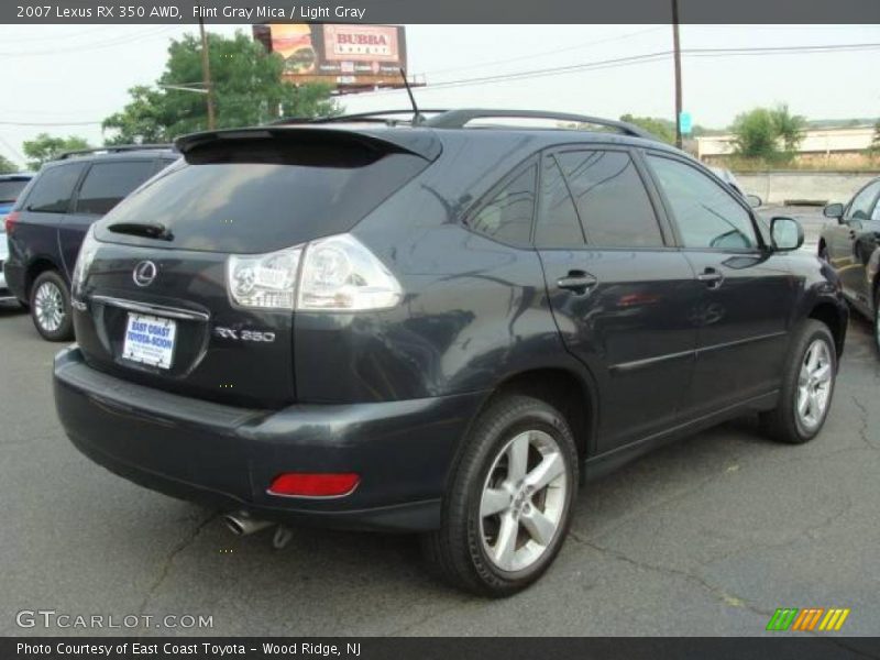 Flint Gray Mica / Light Gray 2007 Lexus RX 350 AWD