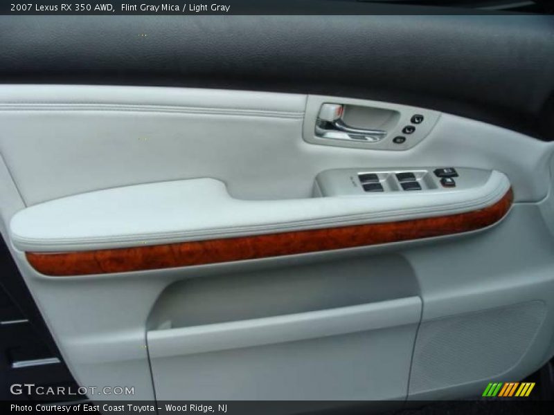 Flint Gray Mica / Light Gray 2007 Lexus RX 350 AWD