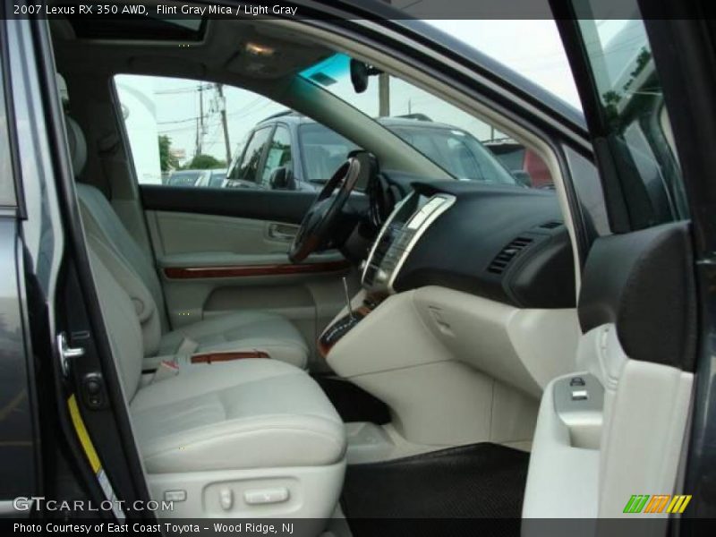 Flint Gray Mica / Light Gray 2007 Lexus RX 350 AWD