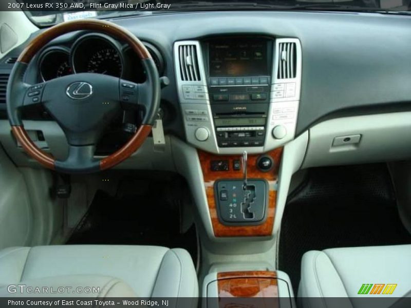 Flint Gray Mica / Light Gray 2007 Lexus RX 350 AWD