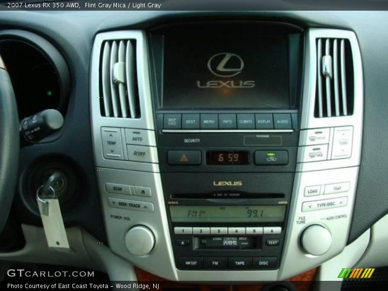 Flint Gray Mica / Light Gray 2007 Lexus RX 350 AWD