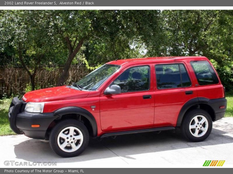 Alveston Red / Black 2002 Land Rover Freelander S