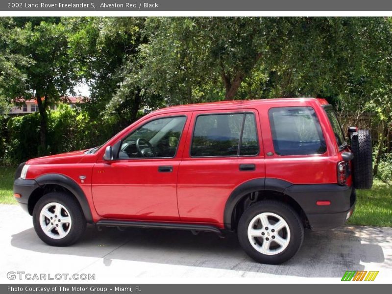 Alveston Red / Black 2002 Land Rover Freelander S