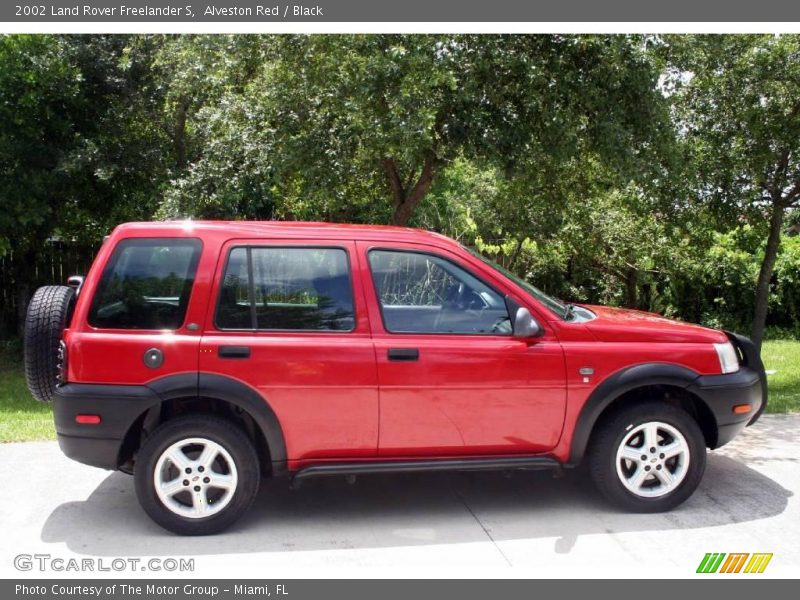 Alveston Red / Black 2002 Land Rover Freelander S