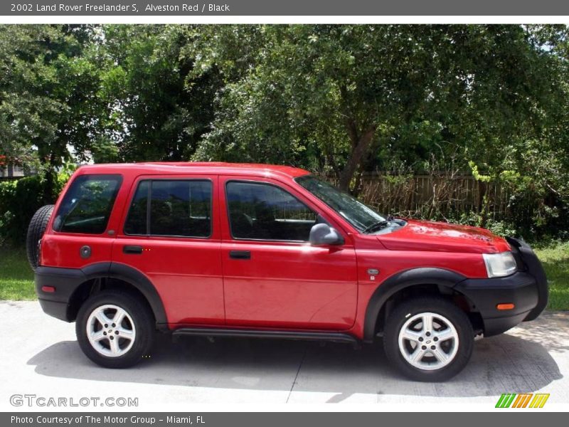 Alveston Red / Black 2002 Land Rover Freelander S