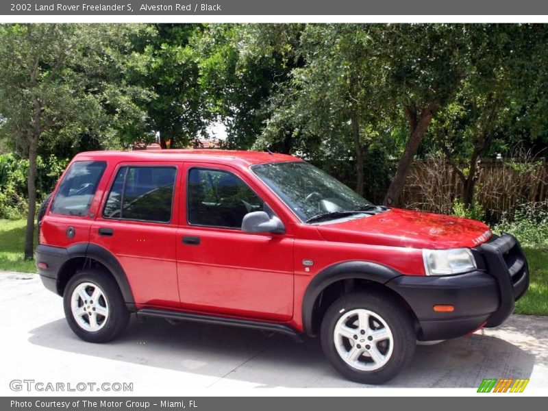 Alveston Red / Black 2002 Land Rover Freelander S