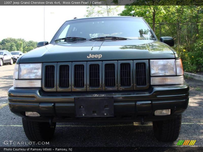 Moss Green Pearl / Camel 1997 Jeep Grand Cherokee Orvis 4x4