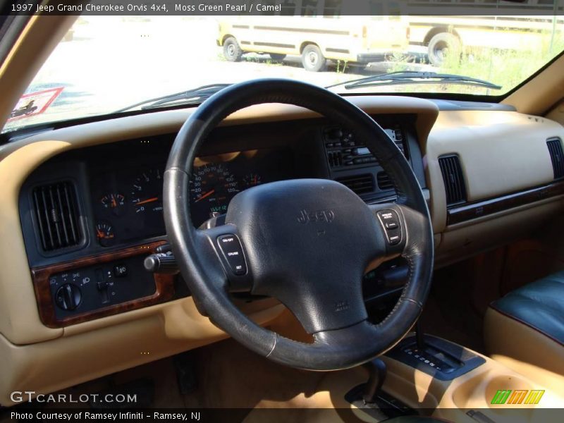 Moss Green Pearl / Camel 1997 Jeep Grand Cherokee Orvis 4x4