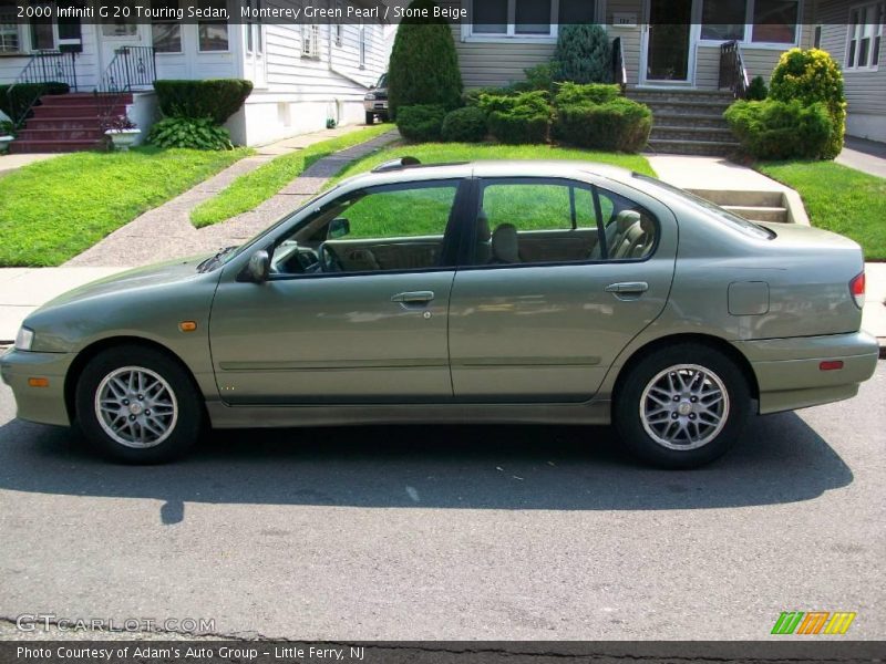 Monterey Green Pearl / Stone Beige 2000 Infiniti G 20 Touring Sedan