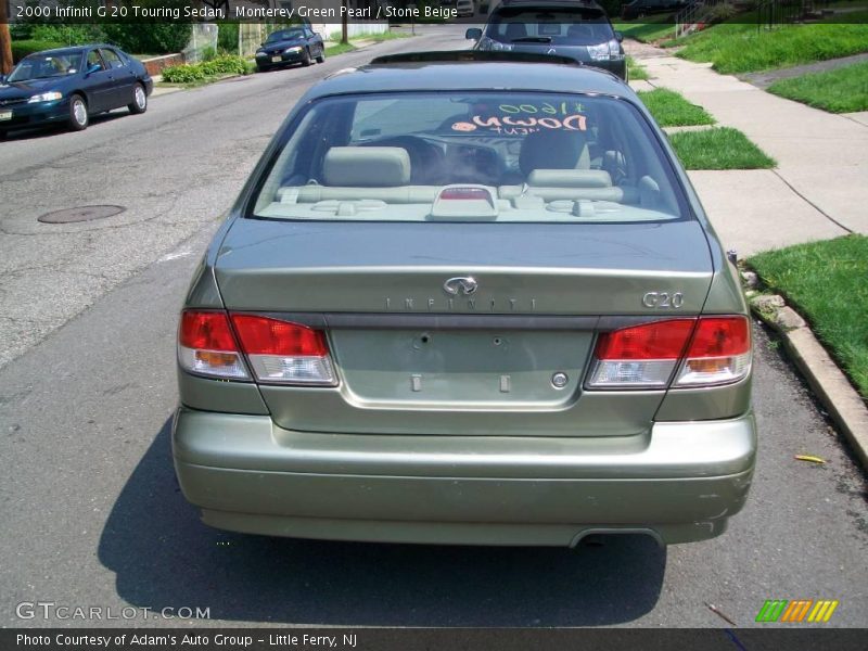 Monterey Green Pearl / Stone Beige 2000 Infiniti G 20 Touring Sedan