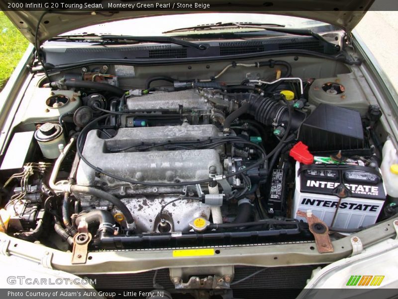 Monterey Green Pearl / Stone Beige 2000 Infiniti G 20 Touring Sedan