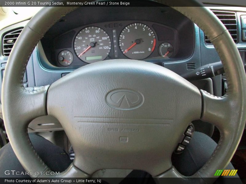 Monterey Green Pearl / Stone Beige 2000 Infiniti G 20 Touring Sedan