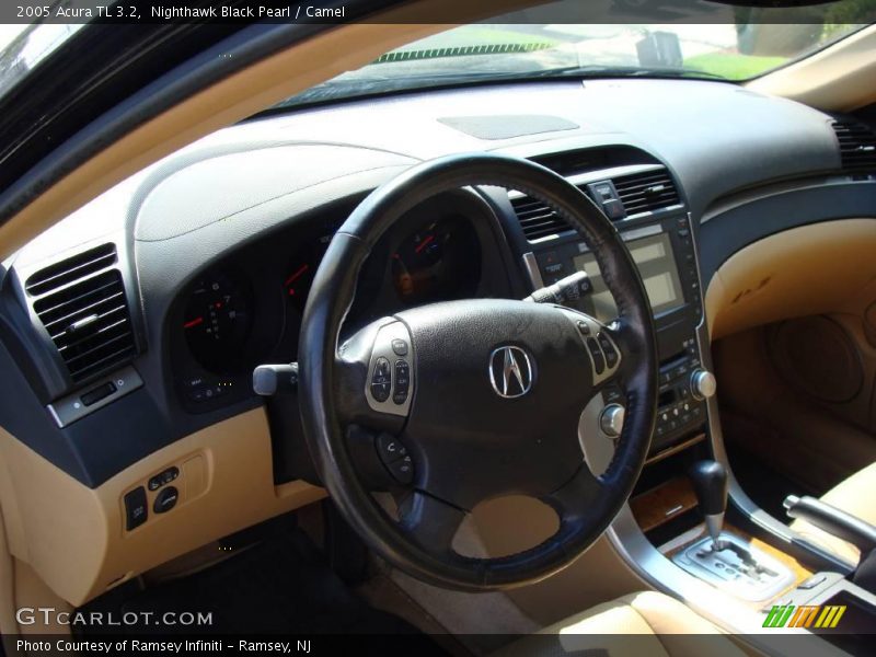 Nighthawk Black Pearl / Camel 2005 Acura TL 3.2