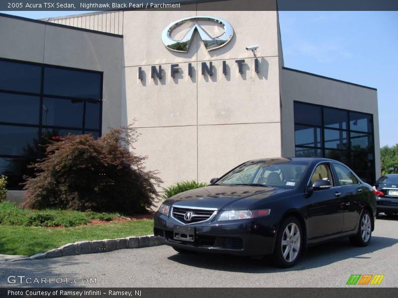 Nighthawk Black Pearl / Parchment 2005 Acura TSX Sedan