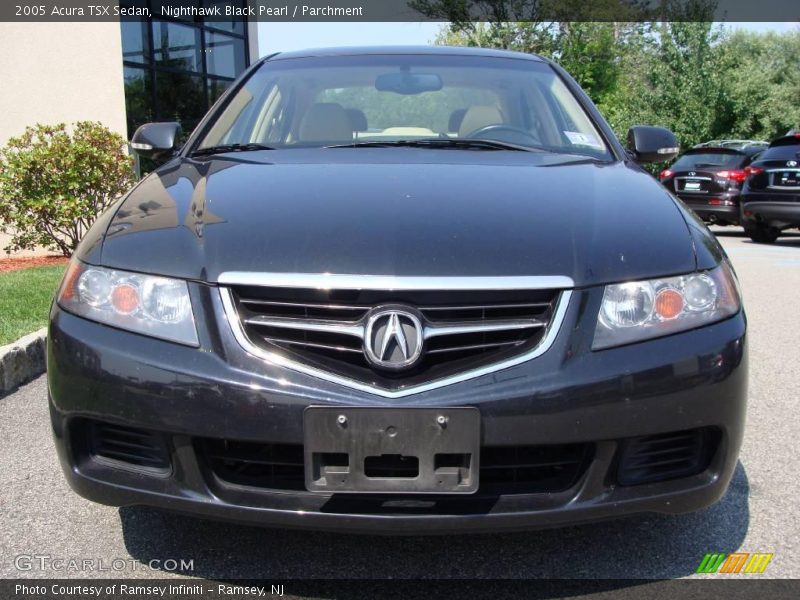 Nighthawk Black Pearl / Parchment 2005 Acura TSX Sedan