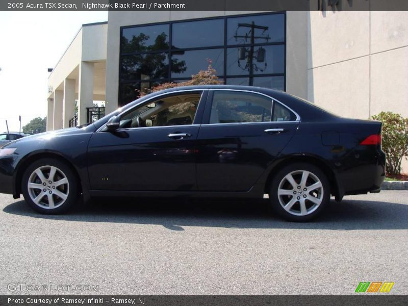 Nighthawk Black Pearl / Parchment 2005 Acura TSX Sedan
