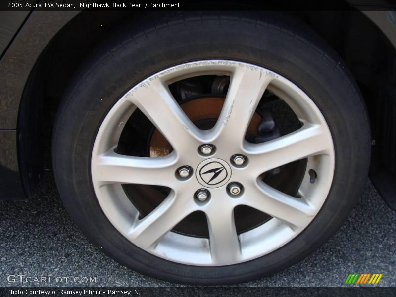 Nighthawk Black Pearl / Parchment 2005 Acura TSX Sedan